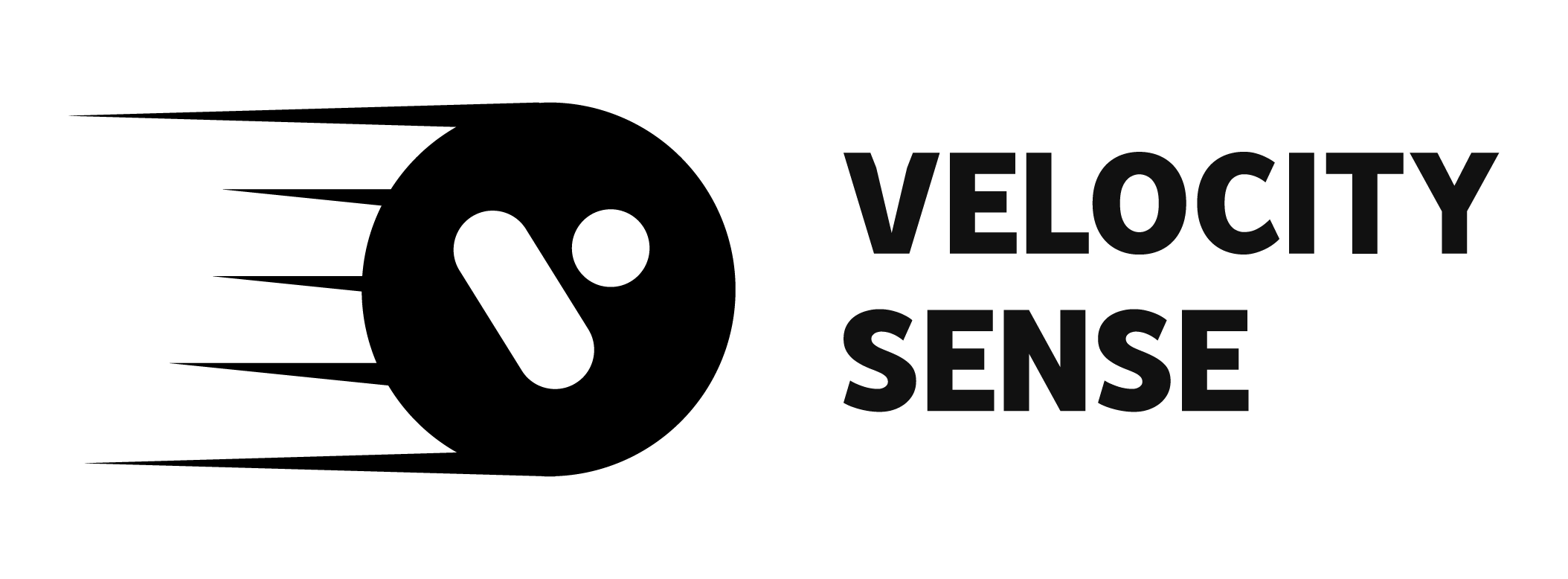 velocity sense logo black